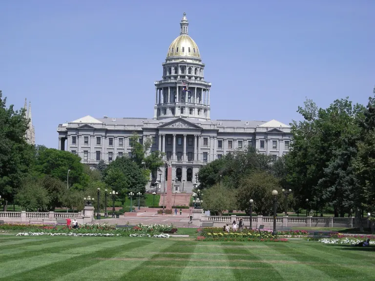 The Colorado State Capitol in Denver
