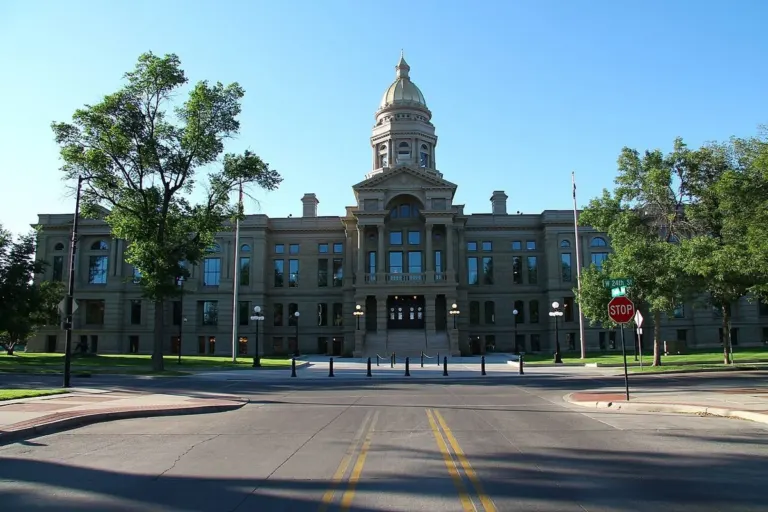The Wyoming State Capitol in Cheyenne