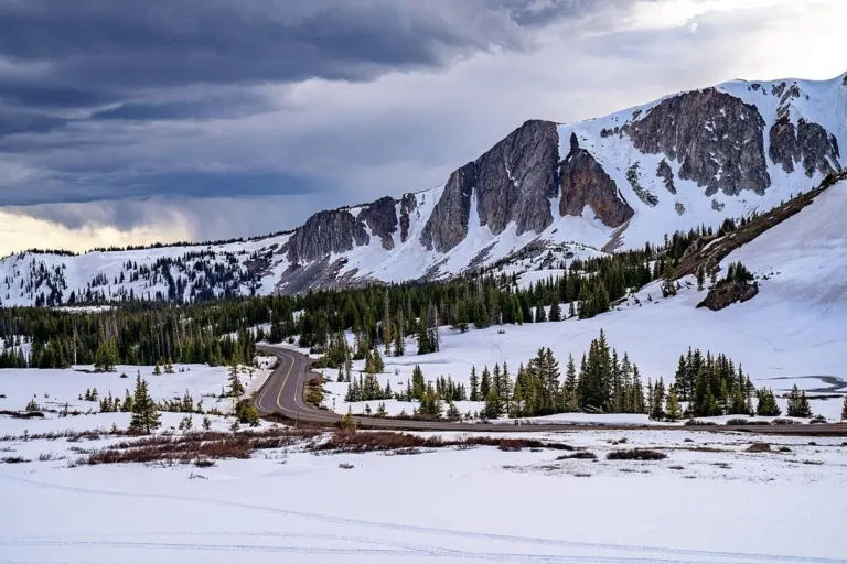 Medicine Bow Peak above the Snowy Range Scenic Byway