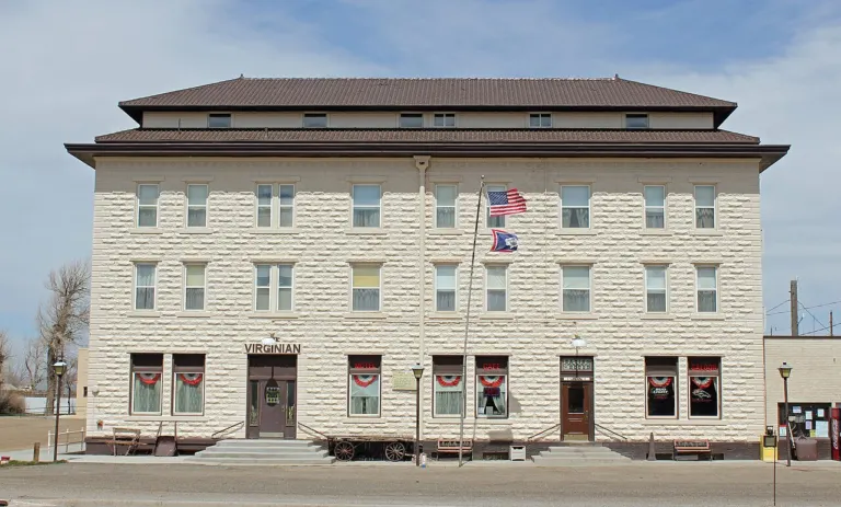 The Virginian Hotel in Medicine Bow, Wyoming
