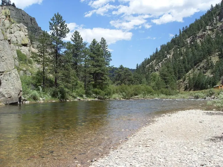 The Cache la Poudre River in Poudre Canyon